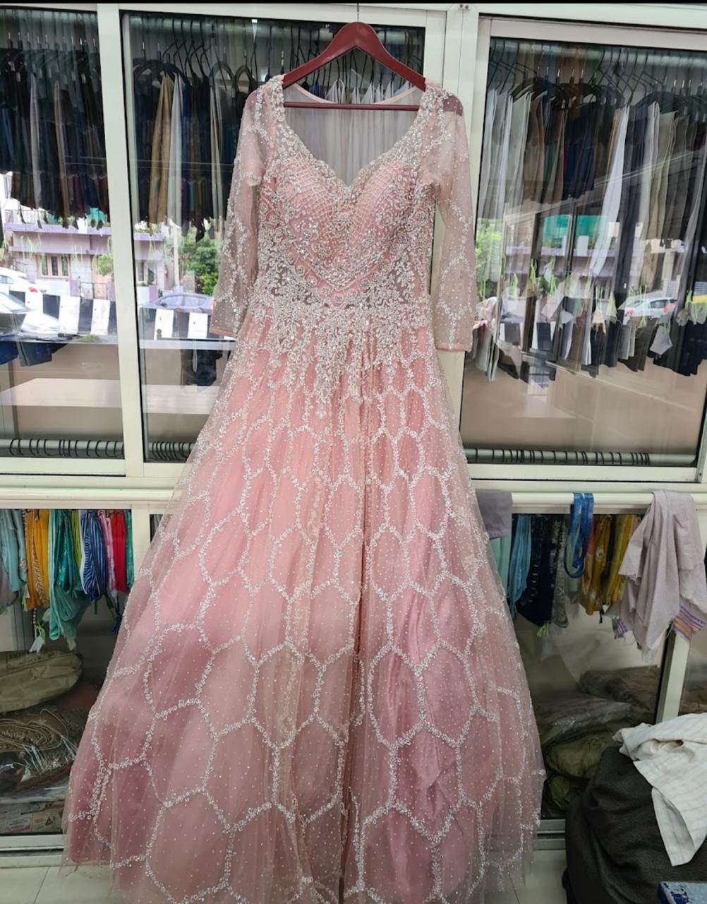 Occasion gown care work by Prince Dry Cleaners